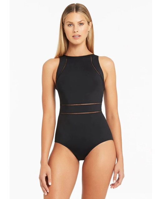 Sea Level Essentials High Neck Multifit One Piece 