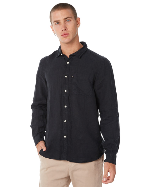 The Academy Brand Hampton L/S Linen Shirt