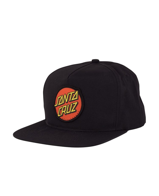 Santa Cruz Classic Dot Patch Flat Peak Snapback 