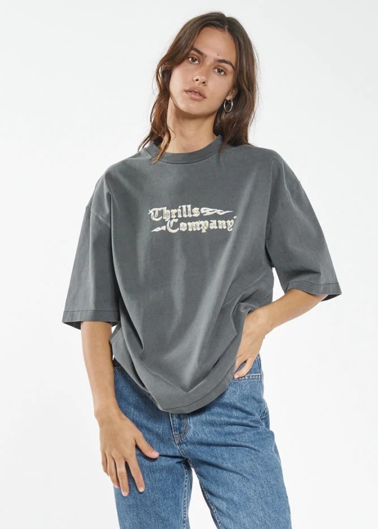 thrills oversized tee