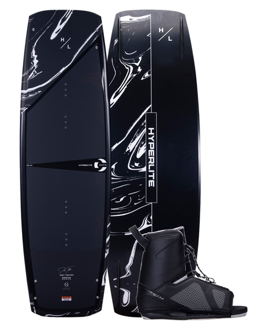 Hyperlite 2023 Cryptic + 2023 Team Open Toe Wakeboard Package