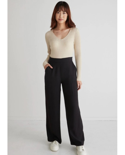 Among the Brave Effortless Viscose Wide Leg Pant