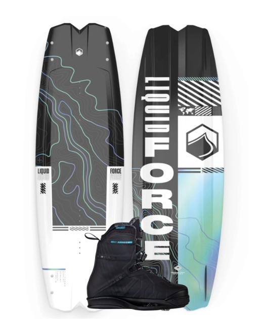 Liquid Force 2024  Remedy Board + 2024 Aero 6x Boots Wakeboard Package