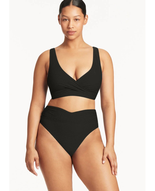 Sea Level Honeycomb Cross Front Multifit Top