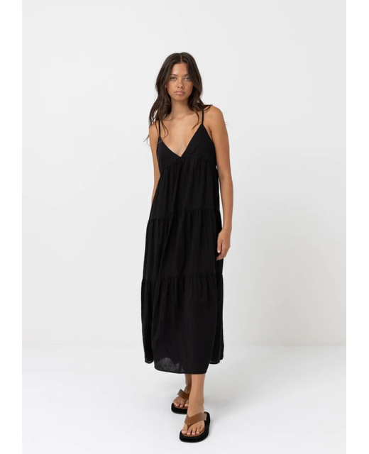 Rhythm Classic Tiered Midi Dress