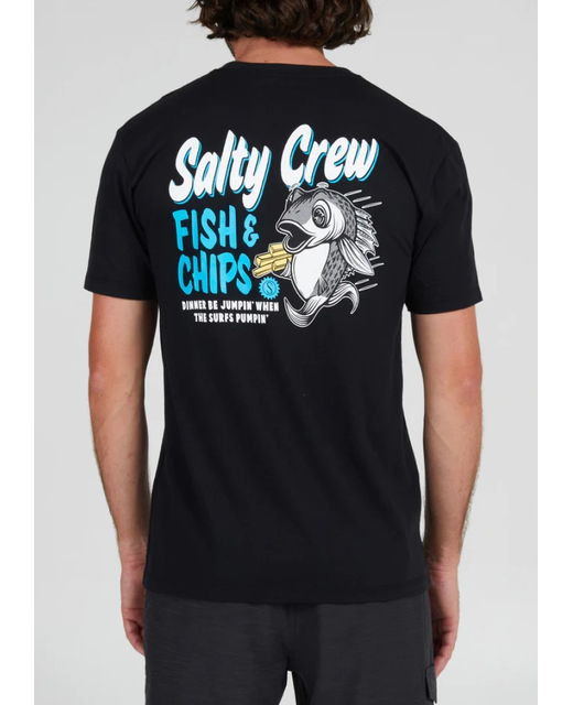 Salty Crew Fish And Chips Premium Tee