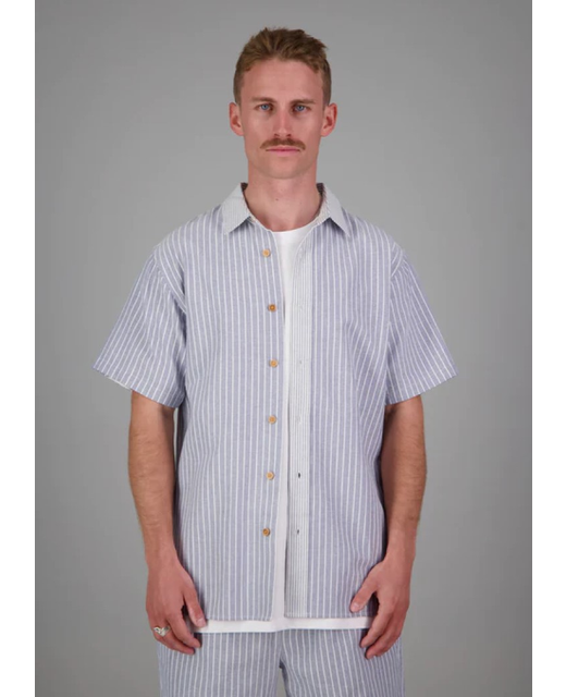 Just Another Fisherman Compass Stripe Shirt