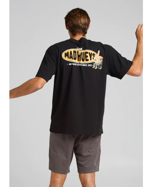 The Mad Hueys Bogan Middle Finger Oversized Tee