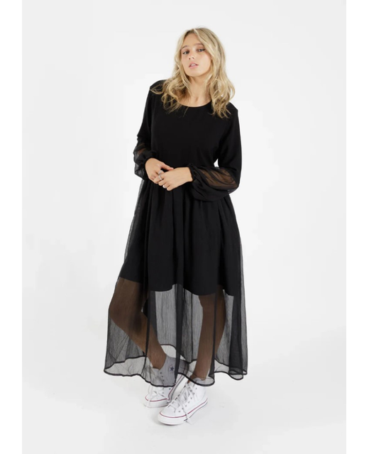 Federation Sheer Tier Dress