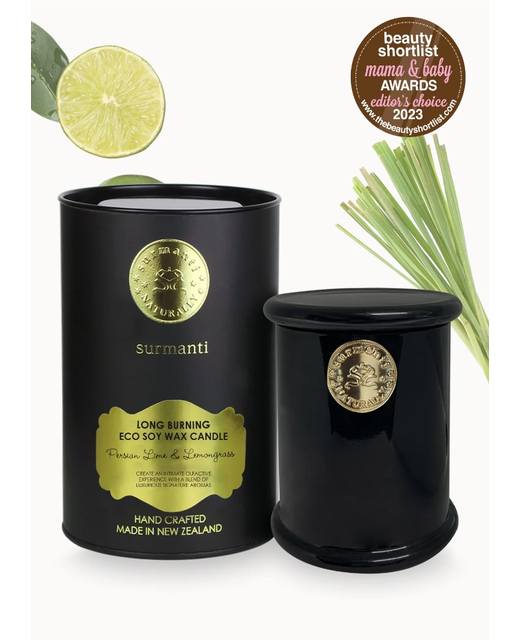 Surmanti Long Burning Eco Soy Candle - Odour Eliminator 