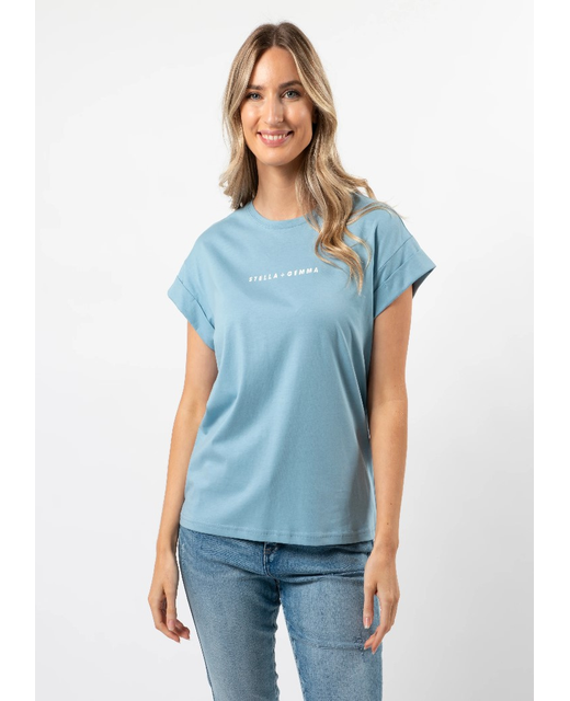 Stella + Gemma Cuff Sleeve Tee