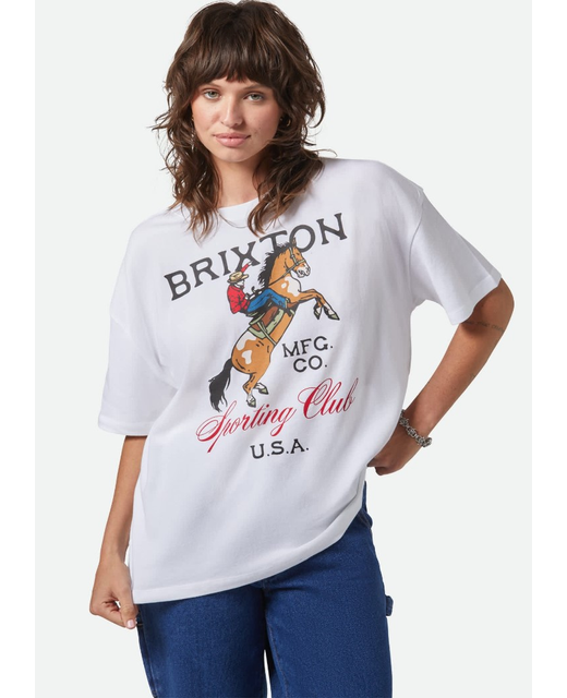 Brxiton Sporting Club Oversized Boyfriend Tee