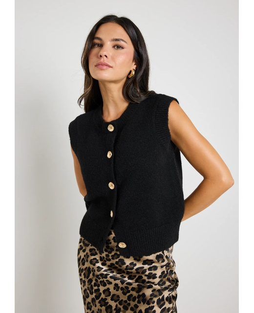 Stories Be Told Trait Soft Crewneck Knitted Vest
