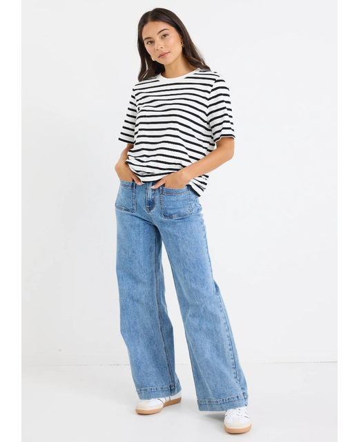 Re-Union Binding Boxy Fit Tee