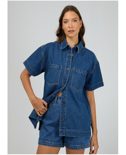 All About Eve Simi Denim Shirt