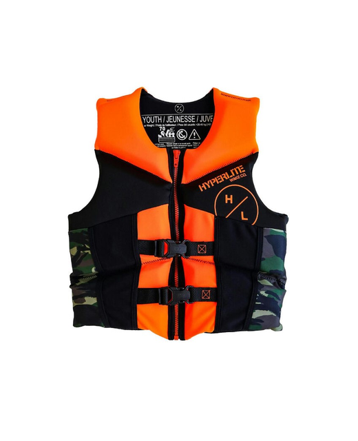 HYPERLITE 2026 Youth Boys Neoprene pfd3 Life Jacket