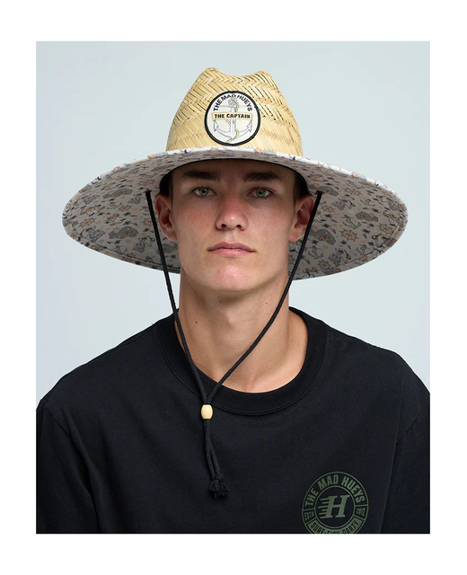 The Mad Hueys Croc Captain Straw Hat