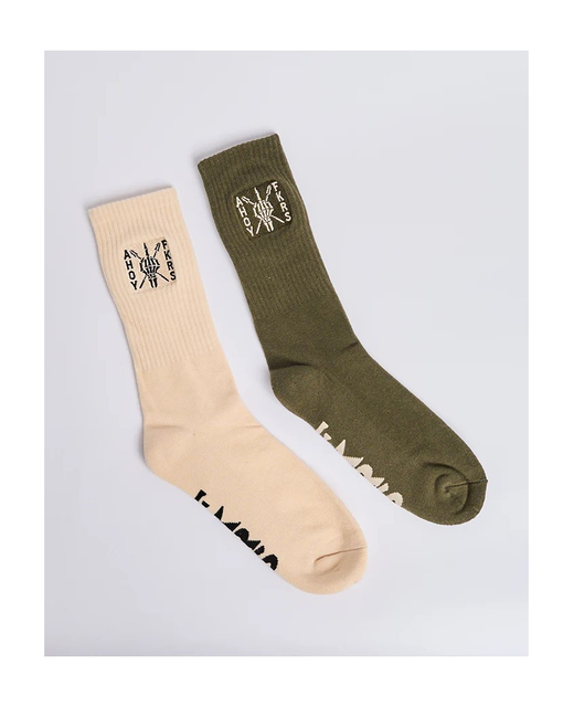 The Mad Hueys Ahoy FKRS Storm 2 Pack Socks