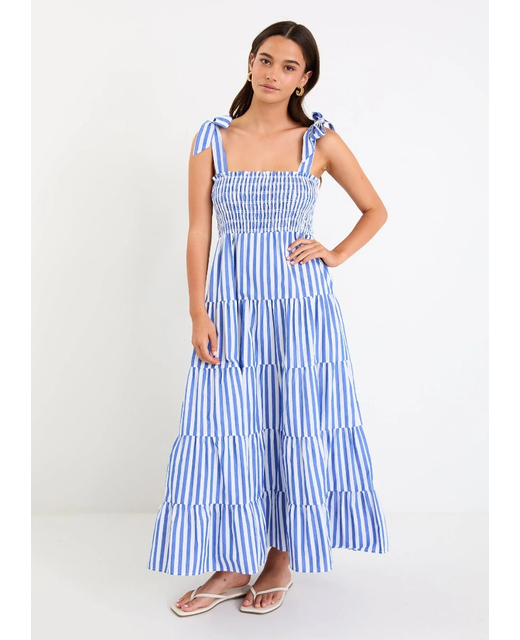 Ivy+Jack Isabella Strappy Tiered Maxi Dress