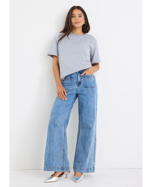Among The Brave Zoey Wide Leg Jean