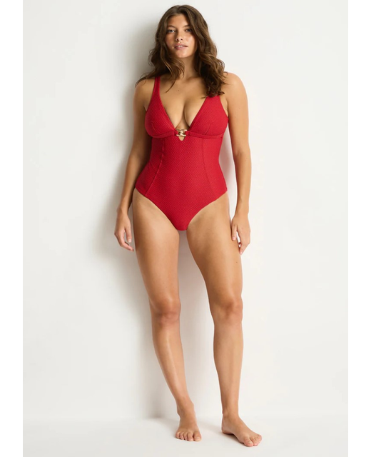 Sea Level Luminara Chain Link Longline Suit