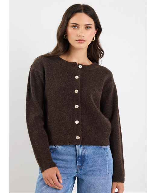 Stories Be Told Imprint Soft Knit Crewneck Cardi