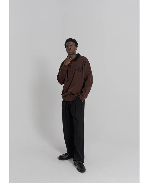 Crate 1/4 Zip Up Box Fit Crew