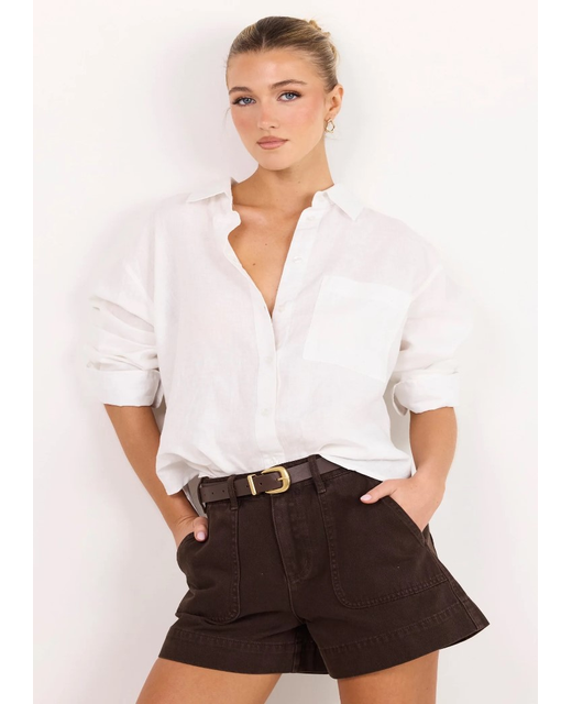 ReUnion Unlifted Linen Oversized Shirt
