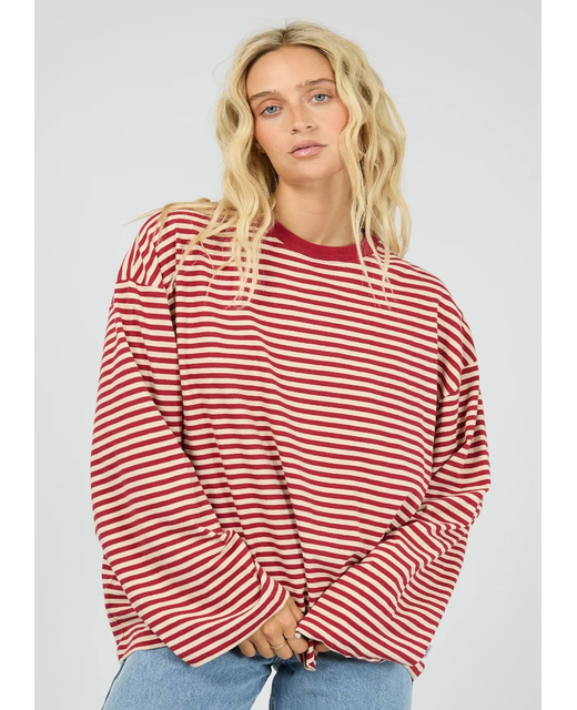 All About Eve Paloma Long Sleeve Stripe Tee 