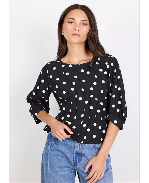 Storeis Be Told Theatrical Pintuck Shaped Top