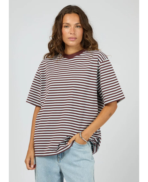 Silent Theory Stripe Short Sleeve Tee