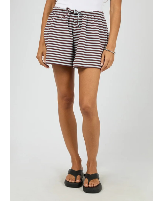 Silent Theory Stripe Tie Waist Short 