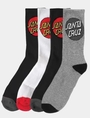 Santa Cruz Classic Dot Socks 4 Pack