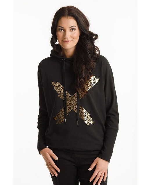 Home-Lee Ellen Hoodie - Gold Hearts