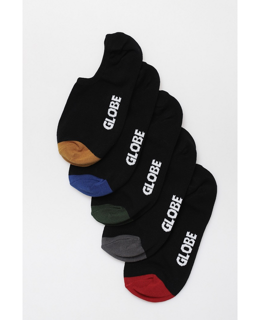 Globe Dip Invisible Sock 5 Pack 