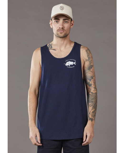 Just Another Fisherman Snapper Logo Singlet 