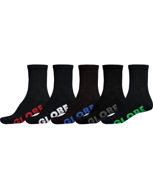 Globe Stealth Crew Sock 5 Pack 