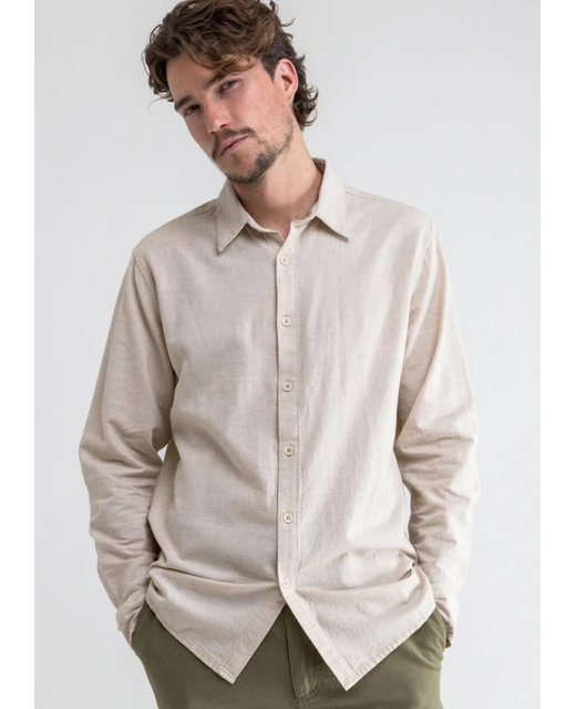 Rhythm Classic Linen L/S Shirt 