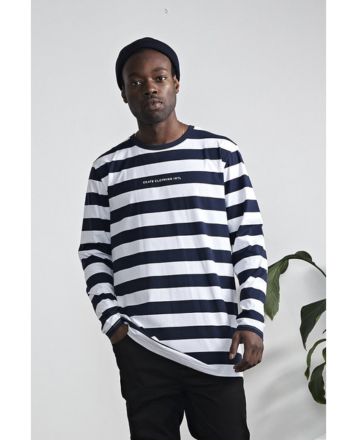 Crate Easy Stripe L/S Tee